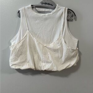 Savage X Fenty White Sleeveless Women's Top